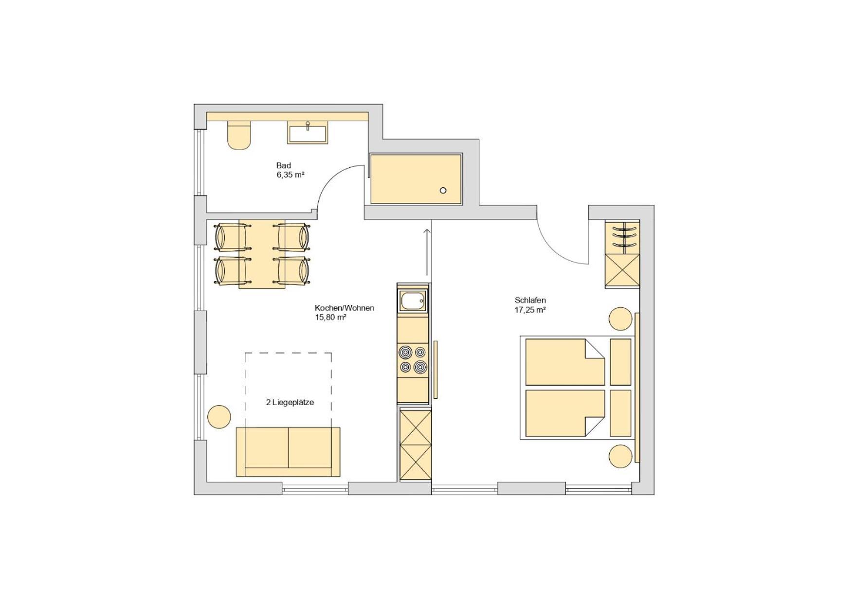 Sternen Bohlingen Aparthotel Kamer foto